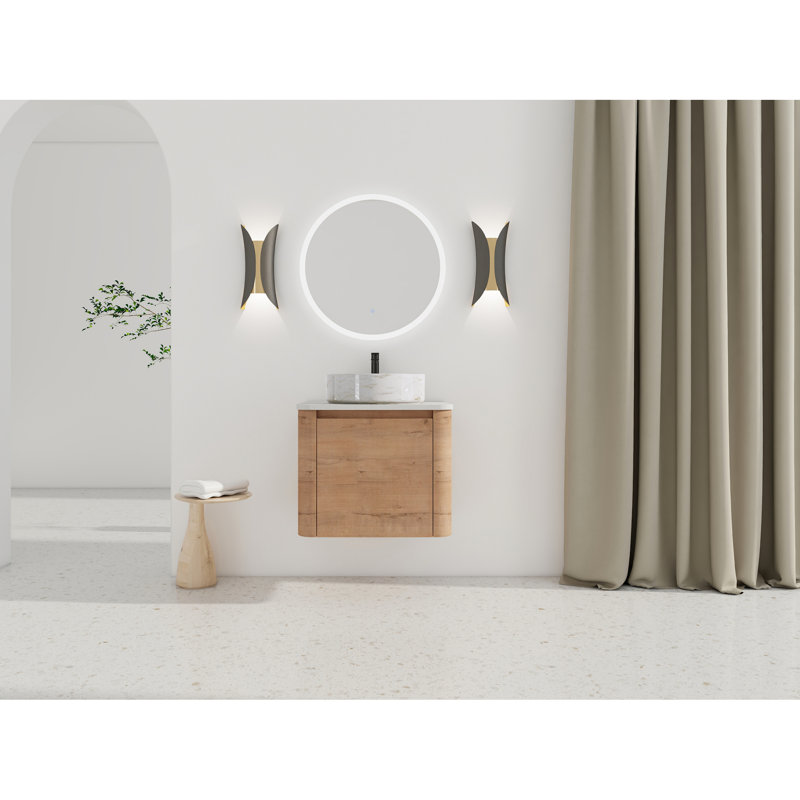Meuble-lavabo mural Chanson