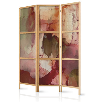 171cm H Solid Wood Folding Room Divider