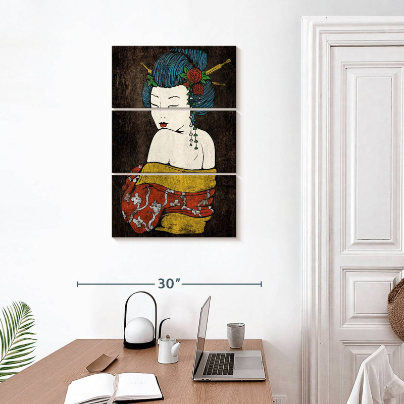 Leisha séduisante Geisha, H 32 po x l 20 po