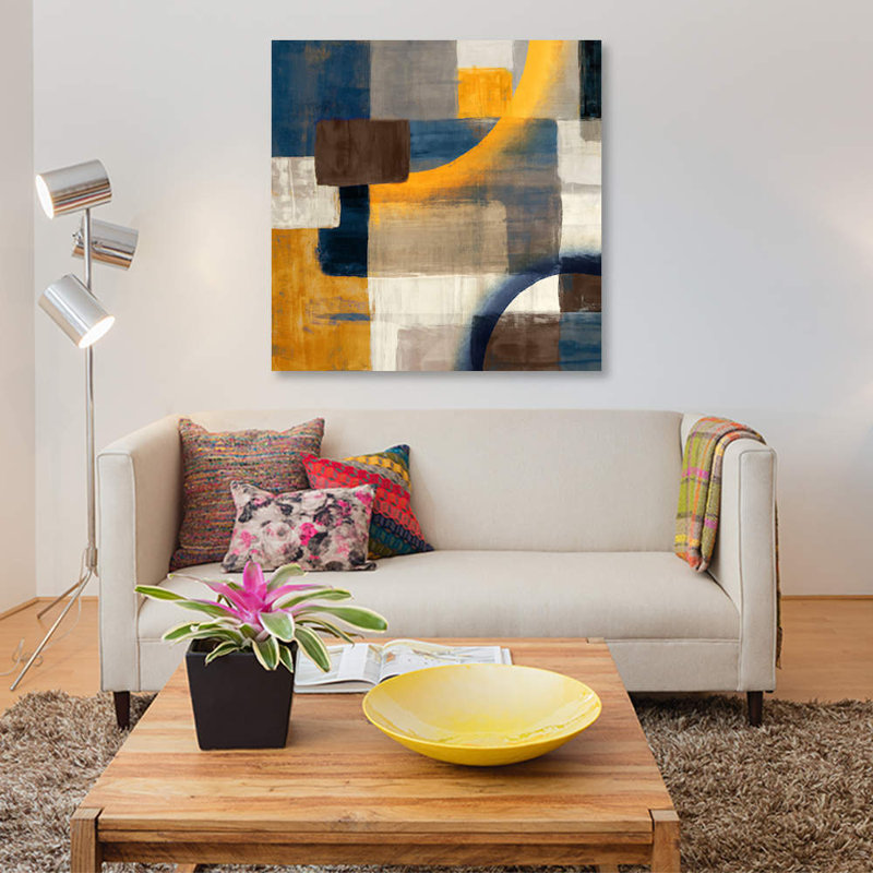 «Commencement II», impression sur toile, H 37 po x l 37 po x P 1,5 po, Pas de tapis, Toile tendue