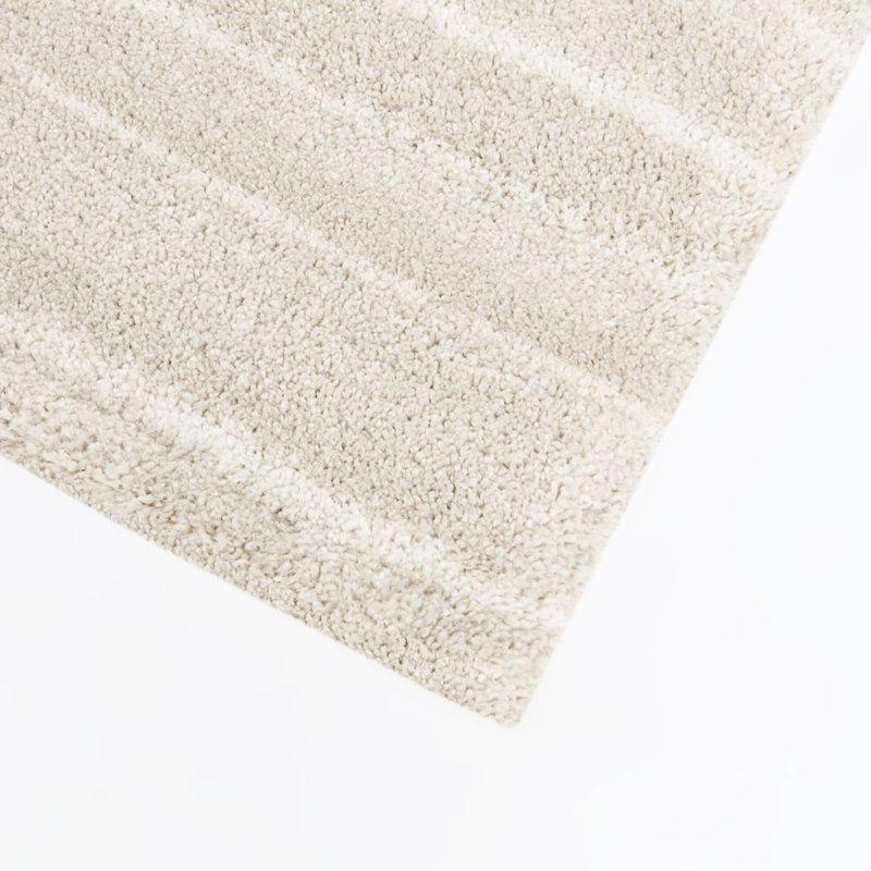 Tapis beige / crème Carreno, Rectangle 7 pi 10 po x 10 pi