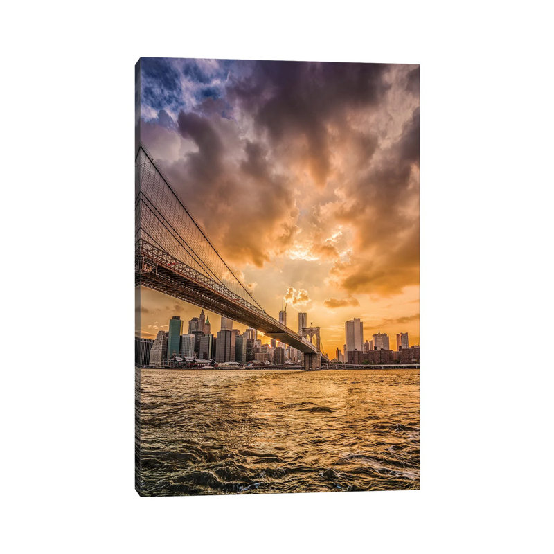 Bridge II by Glenn Taylor - Wrapped Canvas Print, 20.32 cm H x 30.48 cm W
