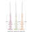 10.40'' H Glass Tabletop Candlestick