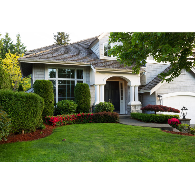 Anaye Post Mounted Light, Black, Beveled, 25.25" H x 12.25" W x 12.25" D