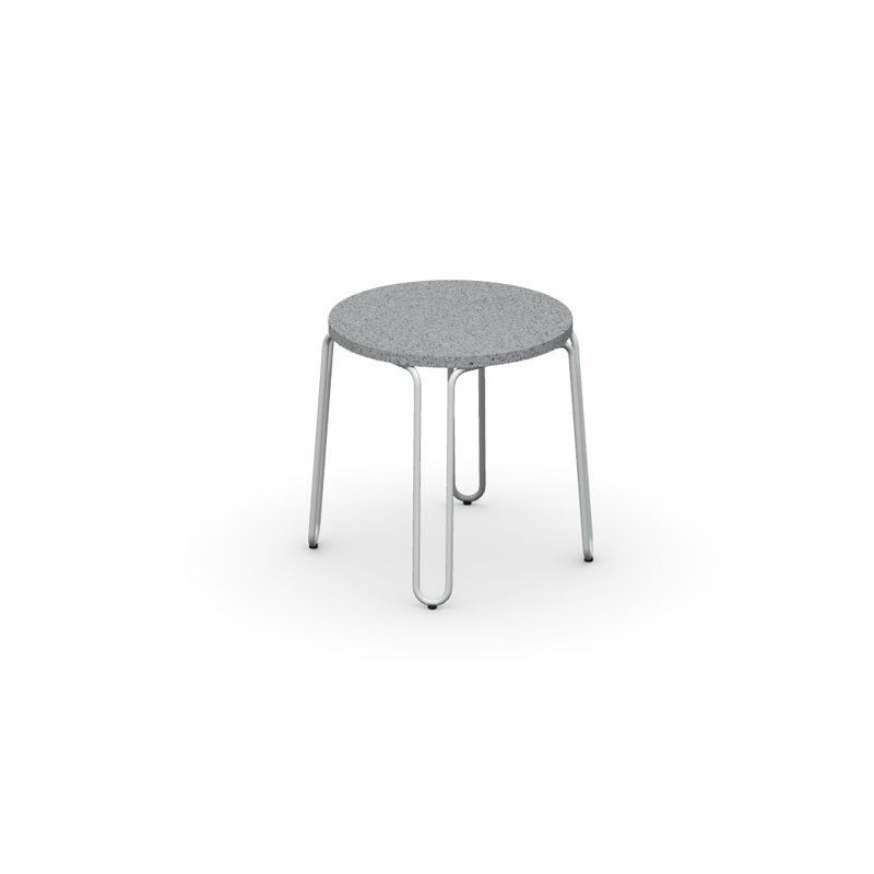 Table basse d'extérieur Stulle, Blanc