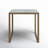 Durand Marble Top End Table - White