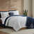 Navy Logo Stripes
