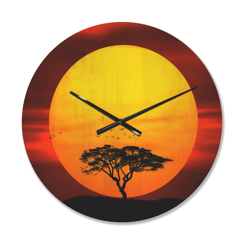 Horloge murale Lonely Tree, Petit