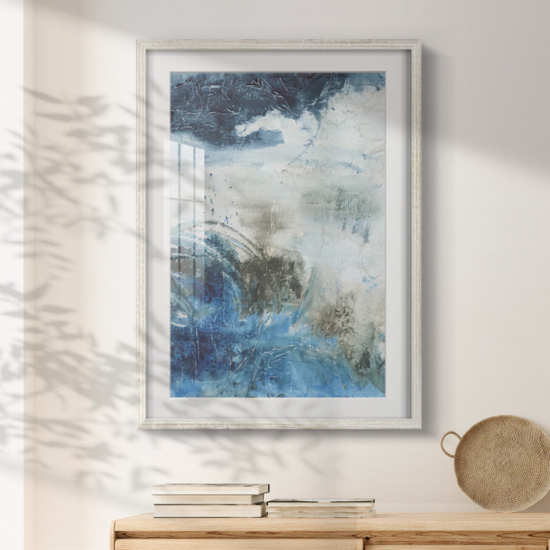 Bord de mer I - impression encadrée, H 19,5 po x l 16,5 po