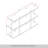 Easy Twist Assembly 3-Tier Wide Display Shelf In Light Oak-471032307