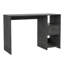 Bureau d'ordinateur avec 1 tiroir et 2 tablettes de rangement ouvertes-569612924