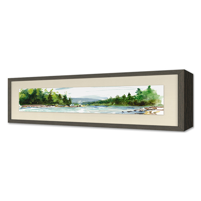 «Hoh River» par Van Hoang - Cadre photo unique, impression panoramique