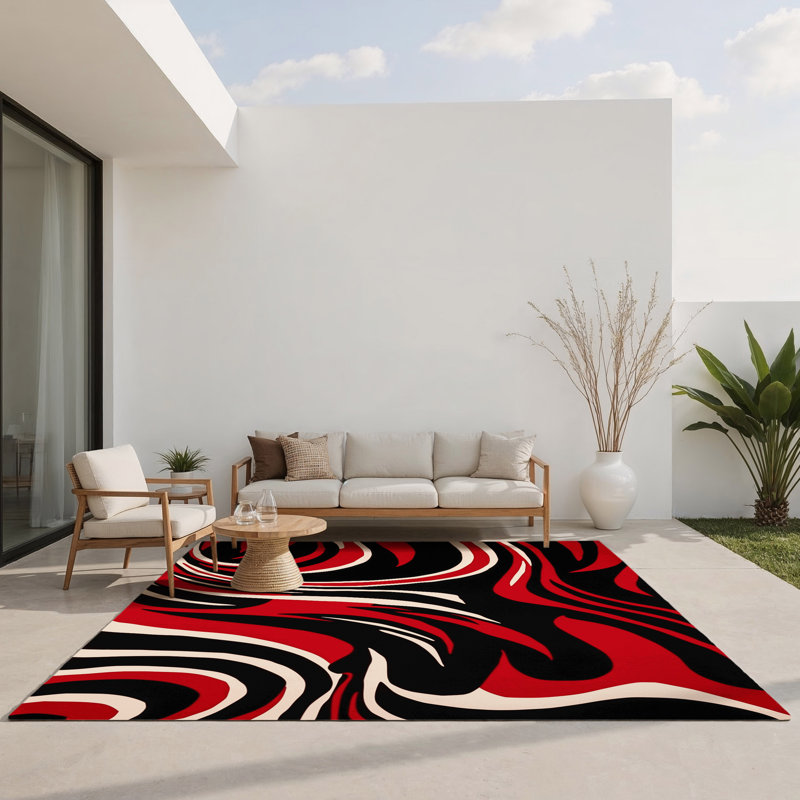 Tapis intérieur et extérieur Solar Cinder, Rectangulaire 2 pi x 3 pi