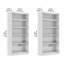 Bibliothèque standard en bois manufacturé Doyno H 71,46 "-102771612