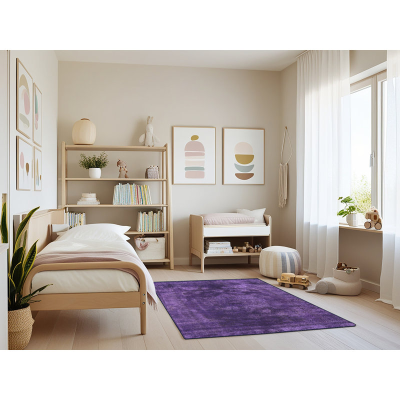 Roeut Oriental Indoor Rug, Rectangle 4' x 6'
