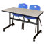 Table gigogne d'appoint Nevjana, 2 chaises empilables-32962089-32962092-32962096