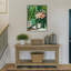 «Tropical Muse With Cat» par Keyshanna, reproduction d'art sur toile encadrée-283696345