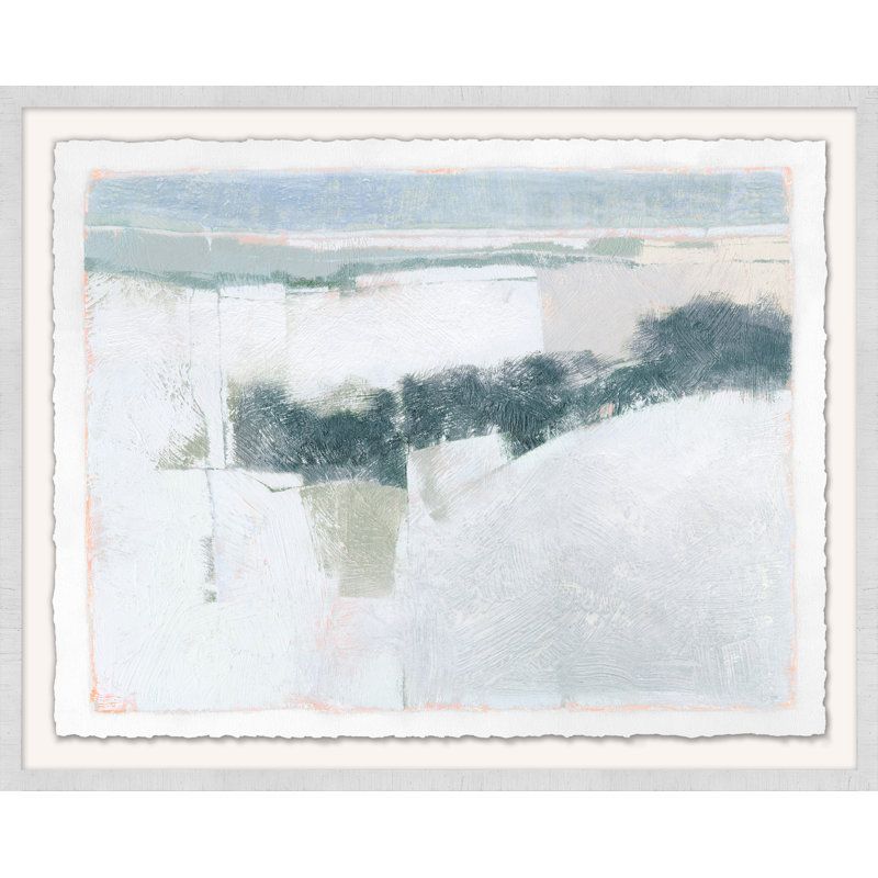 Gray Glass 1' Framed Print on Glass