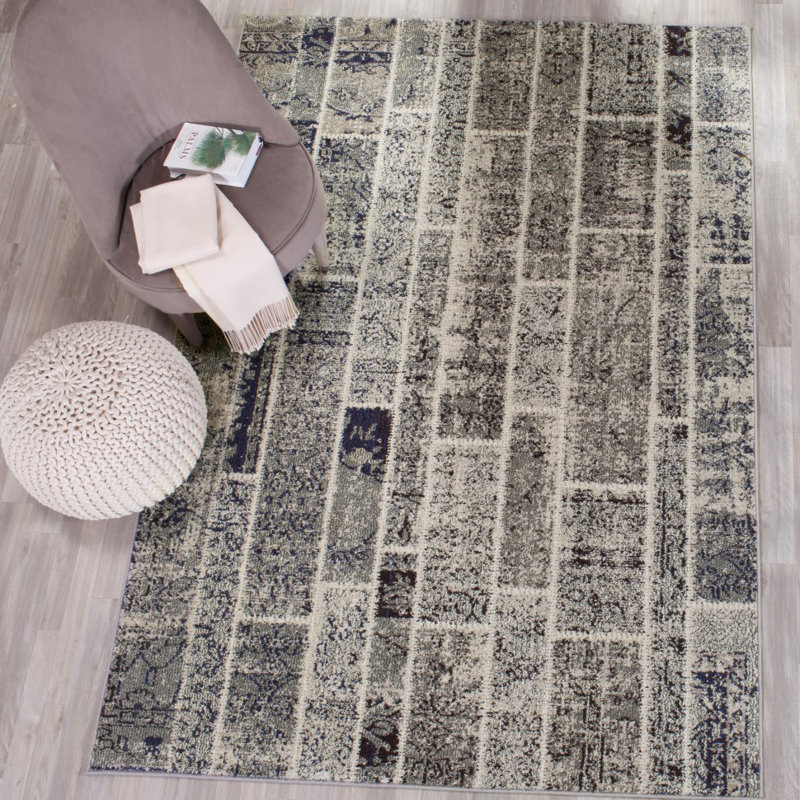Mckinney Geometric Area Rug, Rectangle 122 x 170 cm