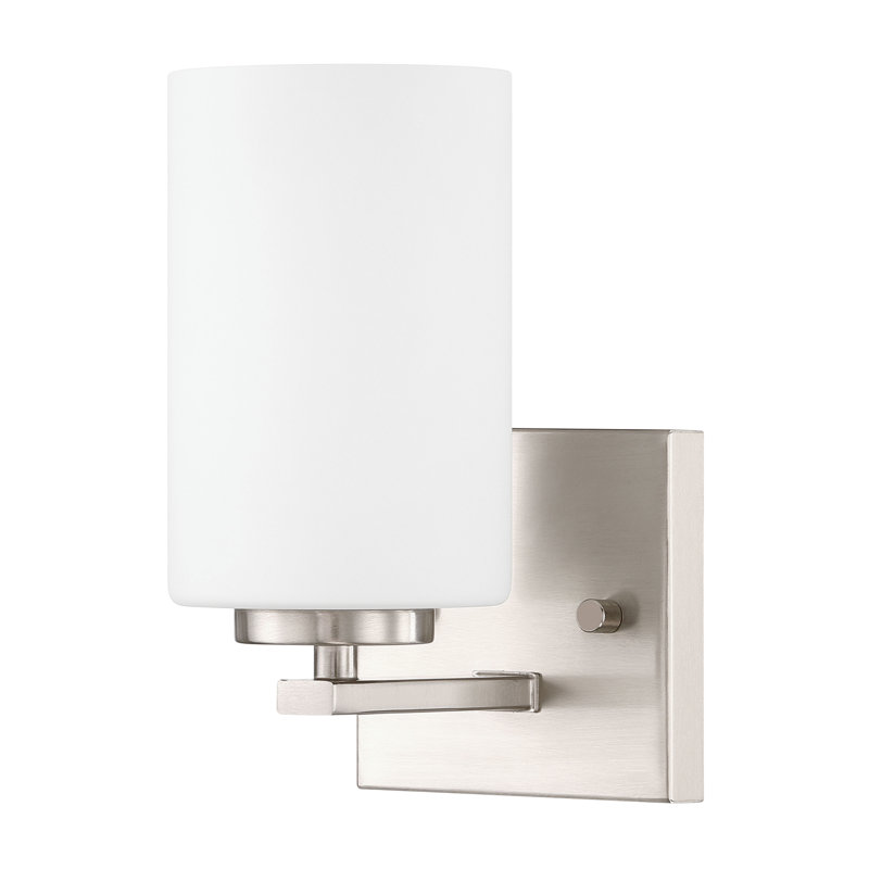 Denchev Wall Sconce, Nickel brossé
