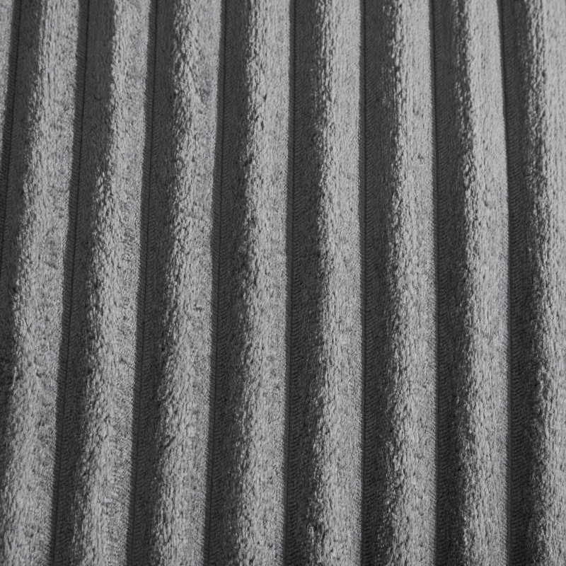 Canapé 74 po en velours côtelé 74 po Cloud, Gris