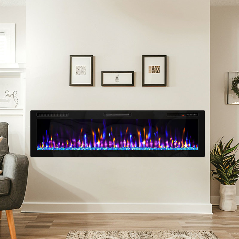 Foyer électrique Abrum, H 18,11 po x l 68 po x P 4,45 po