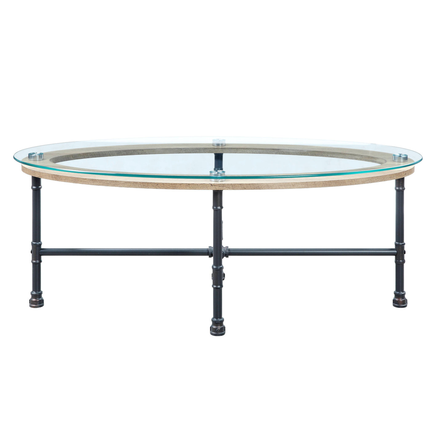 Williston Forge Industrial Oval Coffee Table - Wayfair Canada