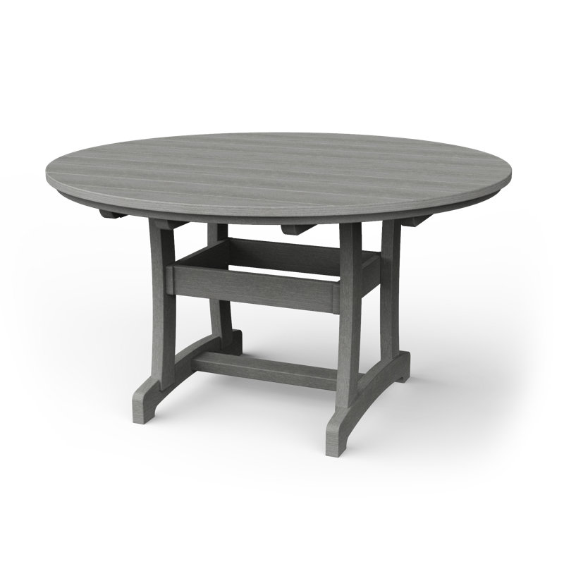 Table de salle à manger Stella, Gris bois flotté, H 54 po x l 54 po x P 54 po
