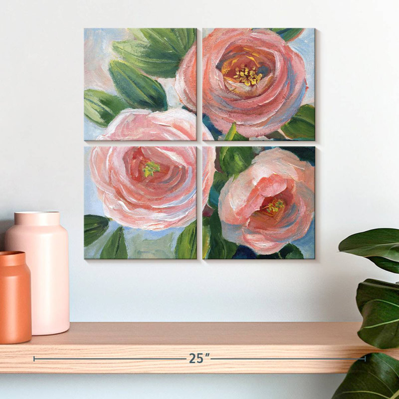 Bouquet Harnek pêche douce, H 45 po x l 45 po