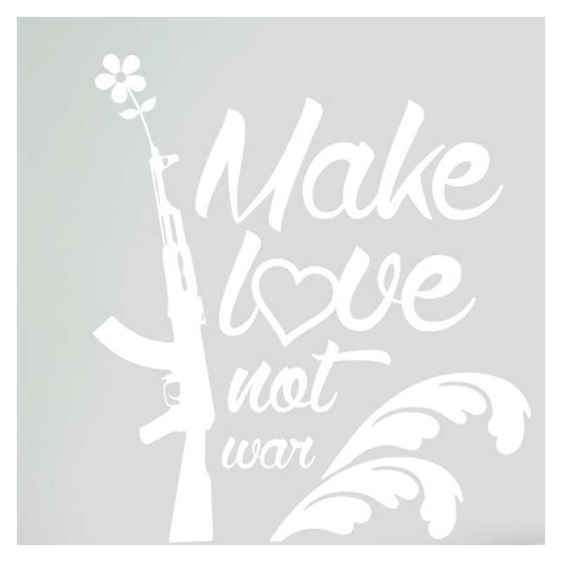 Wall Decal, White, Large
