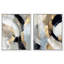 «Golden Archway Duo», ensemble de reproductions d'art encadrées sur toile dorées par Art Remedy, cadre argenté, 30 x 36-642501708-642501718