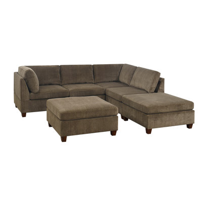 Chenille Modular Sectional Sofa