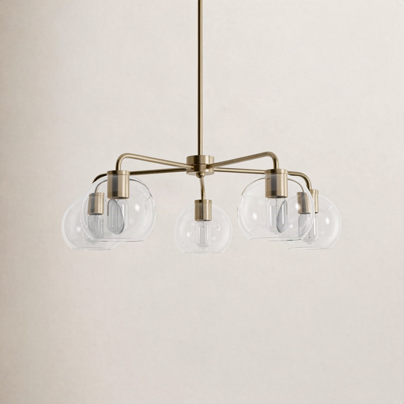 Childerley 5-Light Chandelier, Laiton