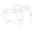 Acklin Glass Semi Flush Mount-2059586979