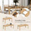 Solid Wood Top Dining Set