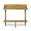 Table de bar pour terrasse en bois d'acacia naturel - 48 po
