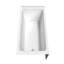 Grayley 60'' x 30'' Soaking Acrylic Bathtub-44684277-44684280