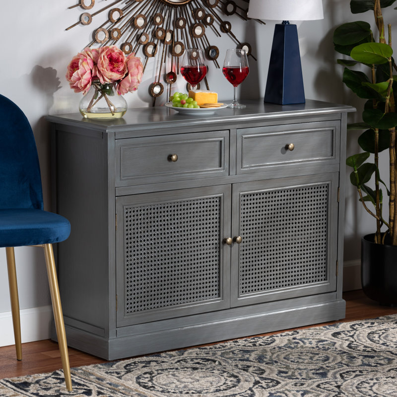 100.1cm Solid Wood Sideboard