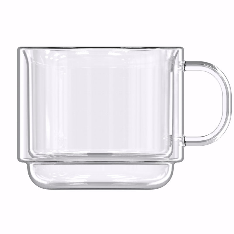 Glass Latte Mug