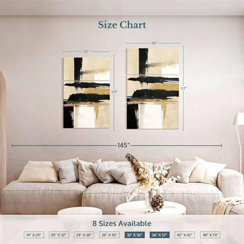 Avery Neutral Earth Tones I, 50" H x 32" W
