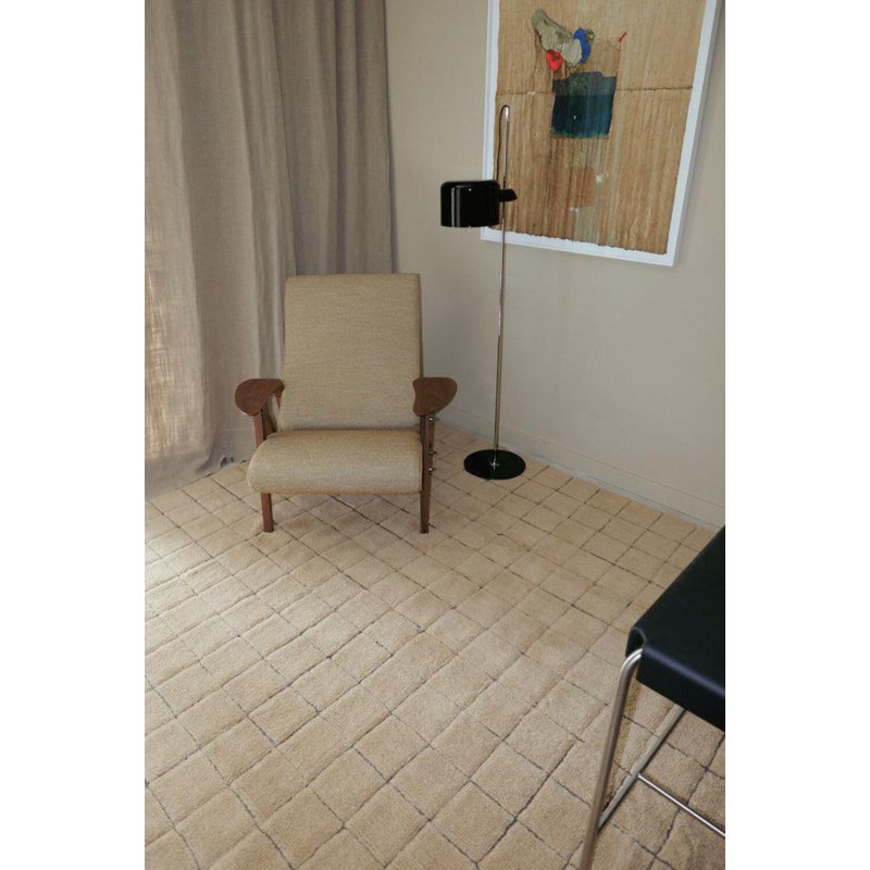 Mosaic Wool Geometric Area Rug, Rectangle 7'6" x 9'10"