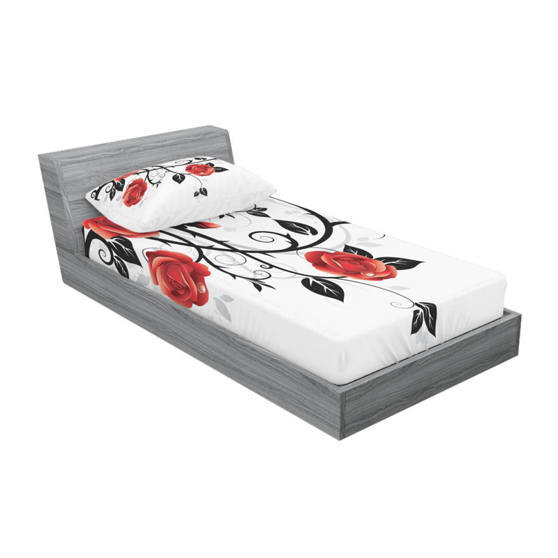 Microfiber Sheet Set, Twin XL Sheet Set with Fitted Sheet