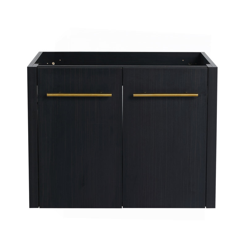 Meuble-lavabo mural chic avec options de rangement avancées