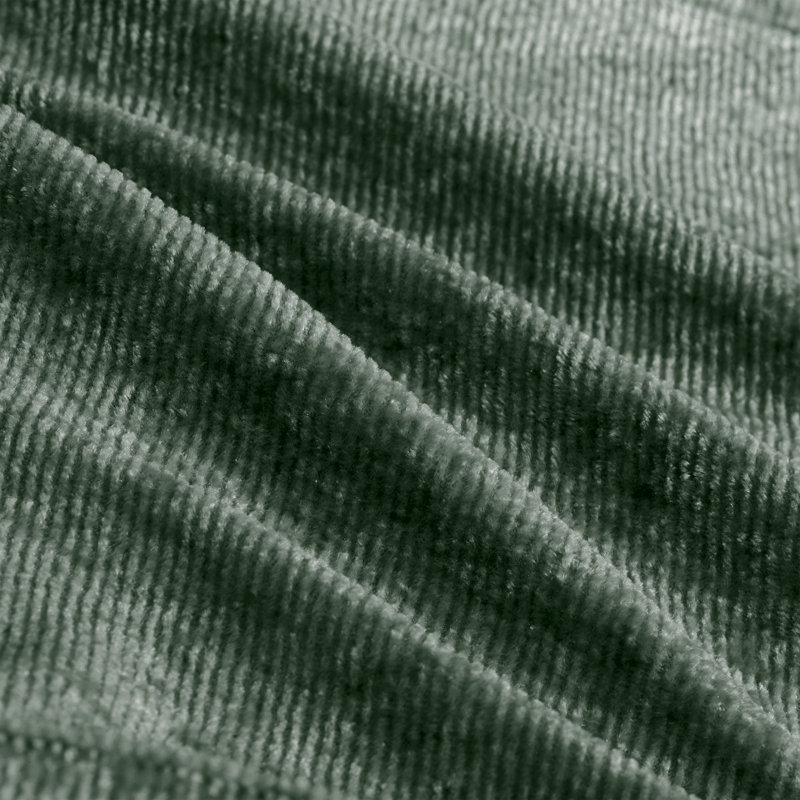 Modern Comfort Velvet Ottoman, Green