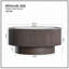 Table basse ronde avec piédestal robuste-1602521603
