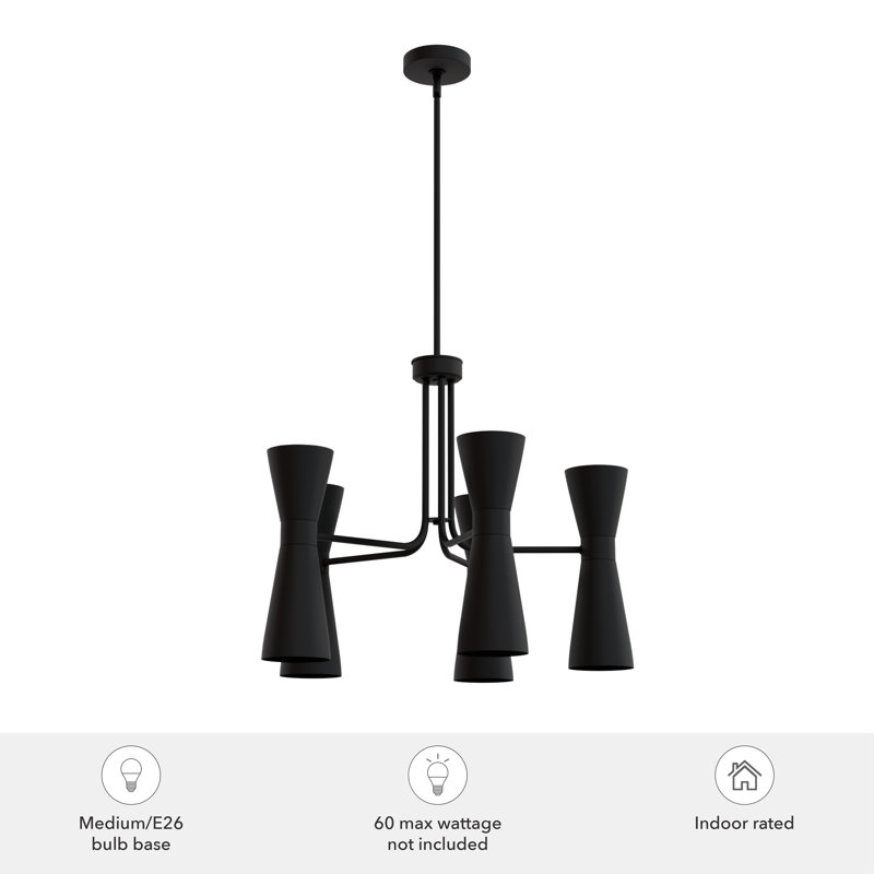 Lustre 10 lumières 26 po Hunter Zola Up and Down