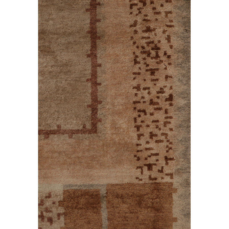 Art Deco Handmade Wool Area Rug