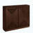 Mid Century Modern V-Shape Fluted Sideboard with Outlet Holes – Dark Walnut-1436042339