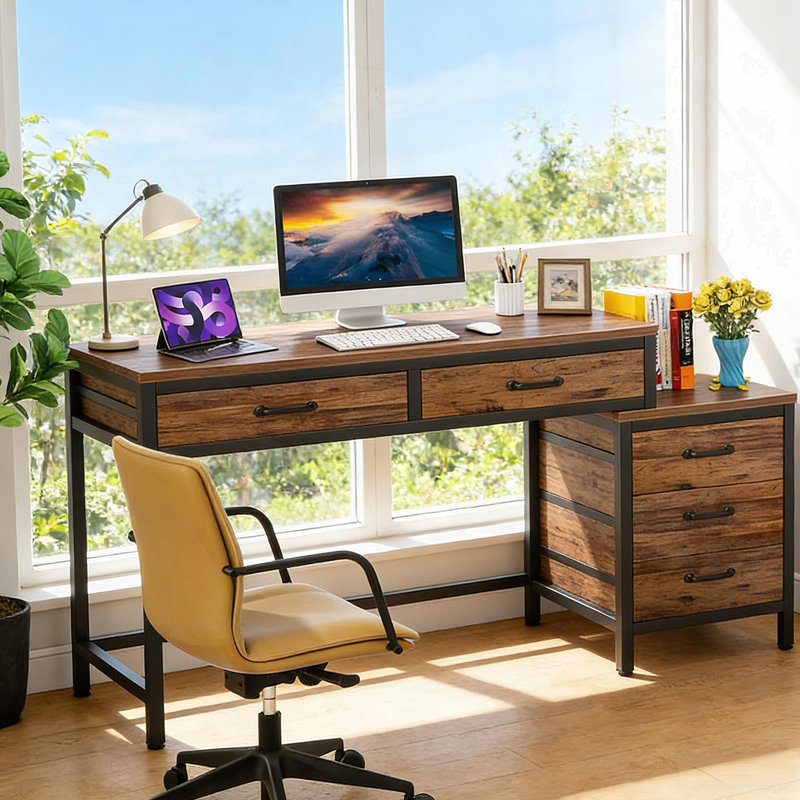 Industrial Style Office Desk,Computer Desk,Writing Table