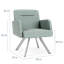 Chaise d'invité pivotante en acier Willow-56005108-118658143
